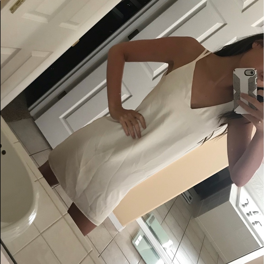 White top shop dress
